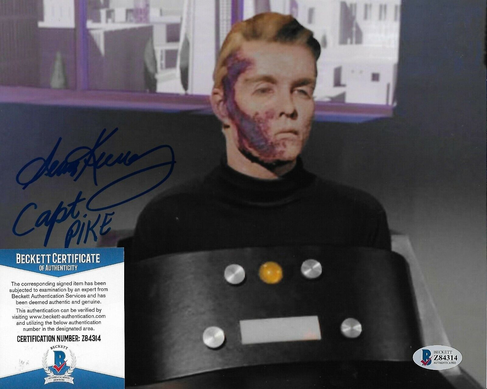 Sean Kenney Star Trek Original Autographed 8X10 Photo Poster painting w/Beckett COA #3