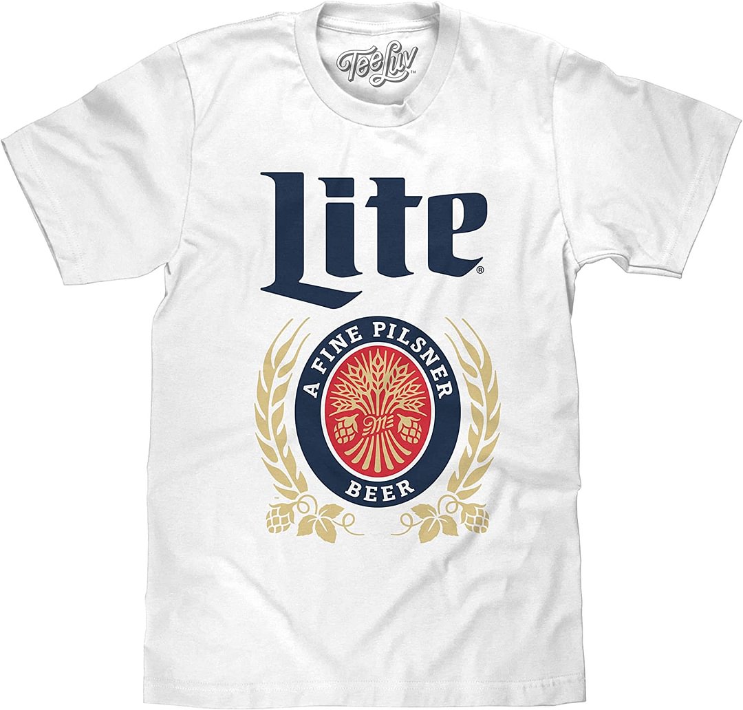 Miller Lite Shirt - Vintage Miller Beer Logo T-Shirt