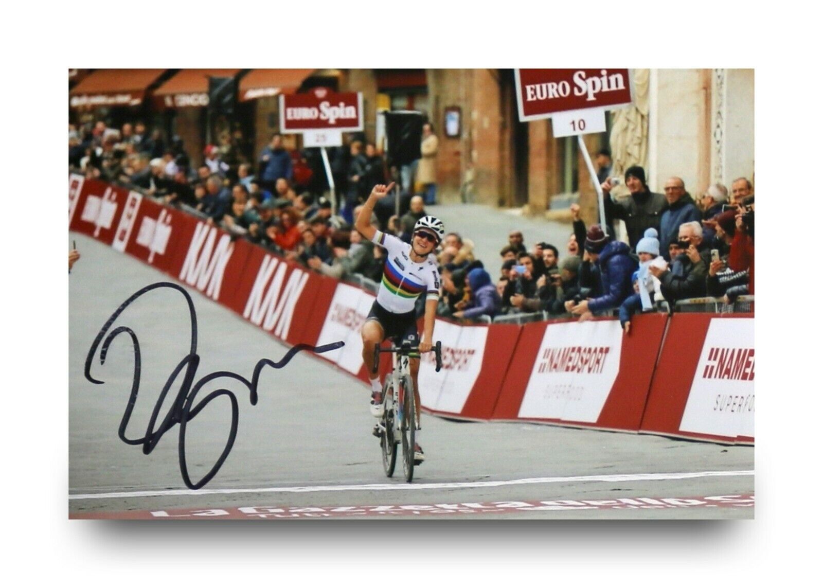 Lizzie Deignan (Armitstead) Signed 6x4 Photo Poster painting Road Race Cyclist Autograph + COA