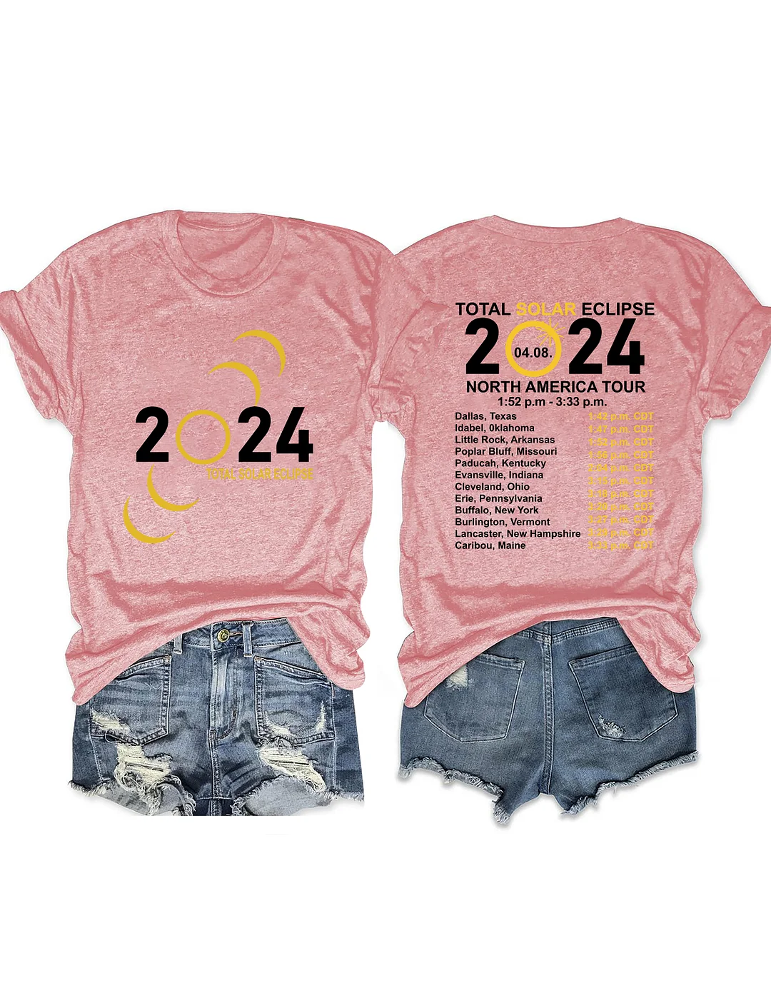 Total Solar Eclipse 2024 T-shirt