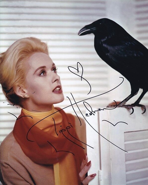 TIPPI HEDREN Signed Autographed THE BIRDS MELANIE DANIELS Photo Poster painting