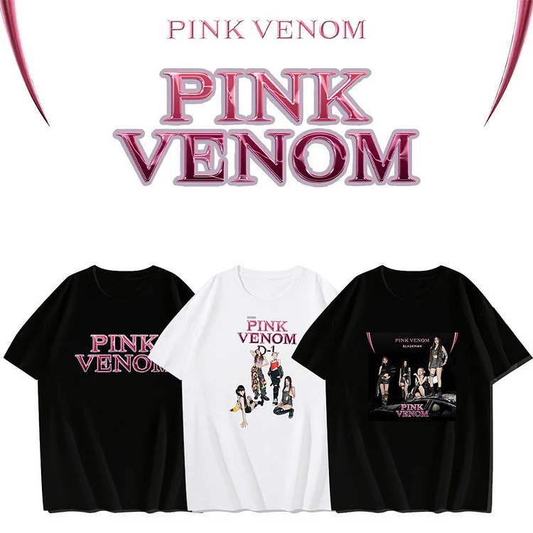 BLACKPINK Pink Venom Group Portrait T-Shirt