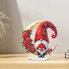DIY Rose Moon Gnome Acrylic Special Shape Diamond Painting Desktop Ornaments