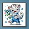 Flower Kitten - Crystal Rhinestone Diamond Painting