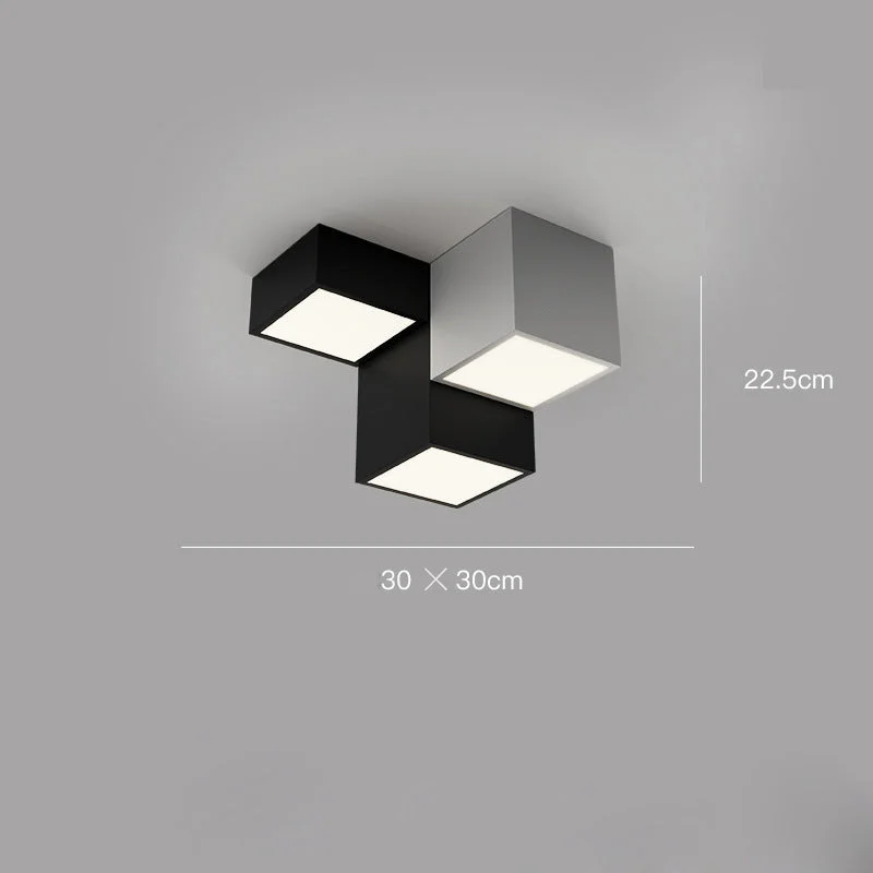 Modern Minimalist Living Room Lamp with No Main Lamp Lighting Creative Combination Ceiling Lamp
