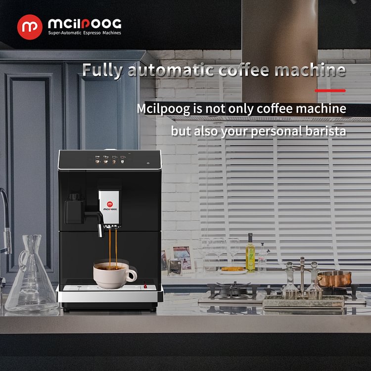 Mcilpoog WS203 Superautomatic Coffee Machine With Smart Touch Screen
