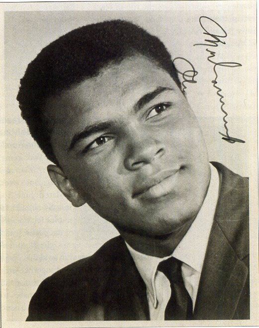 MUHAMMAD ALI Signed Photo Poster paintinggraph - WORLD HEAVYWEIGHT BOXING CHAMPION preprint