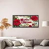 (50*25cm)Christmas Flower - Full Round Drill Diamond Painting