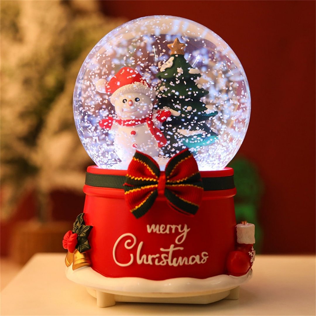 Santa Claus Crystal Ball Music Box