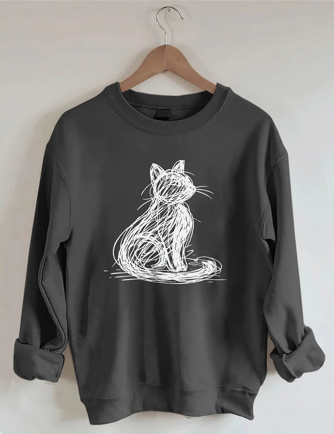 Abstract Cat Sweatshirt