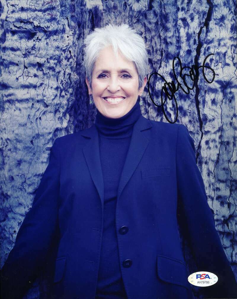 Joan Baez PSA DNA Coa Signed 8x10 Photo Poster painting Autographed