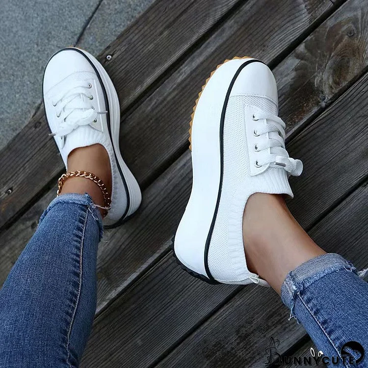 Women'Casual Mesh Platform Sneakers