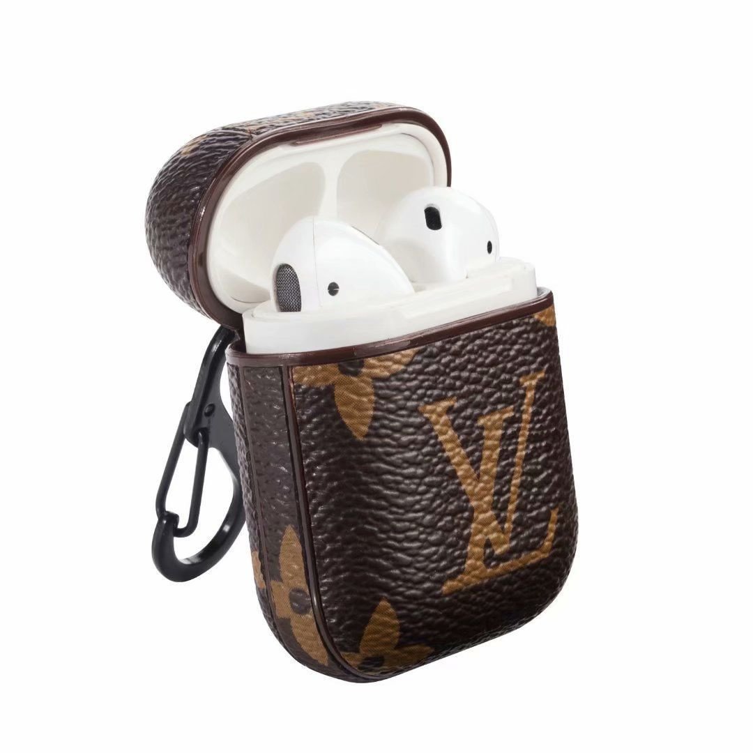 One-piece Leather Pattern AirPods Case