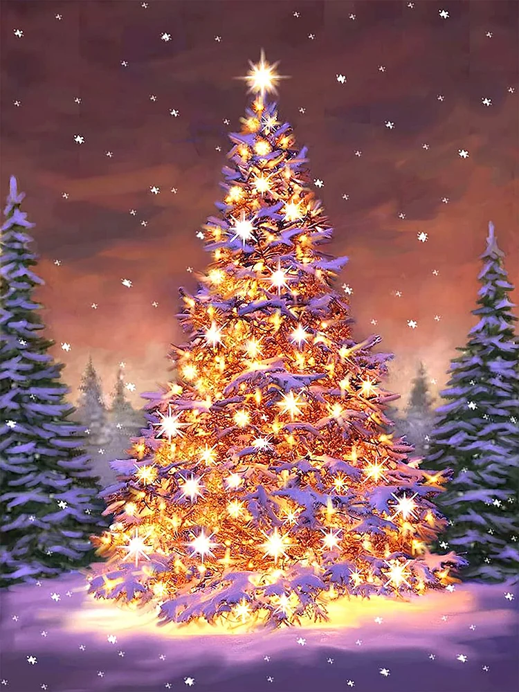 Christmas Tree - Customized AB Drill Diamond Painting gbfke
