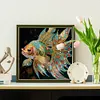 carpe koi - peinture diamant de forme sp&eacute;ciale - 30*30cm