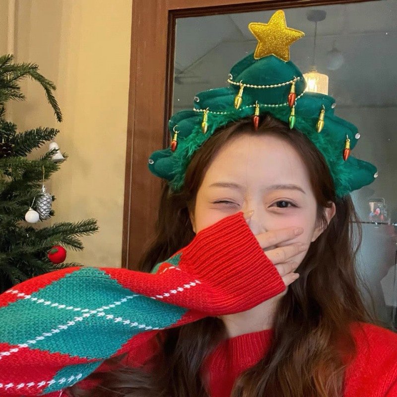 Cute Christmas Tree Hair Band