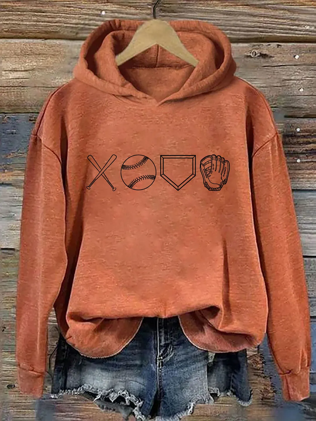 Baseball Tis The Season Hoodie