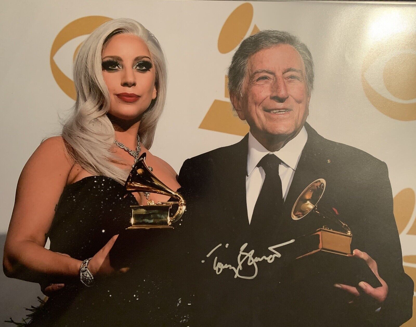 Tony Bennett Signed 8x10 Photo Poster painting Pic Auto Beckett Coa Lady Gaga