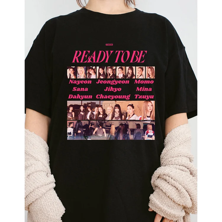 TWICE Ready to Be Poster T-shirt