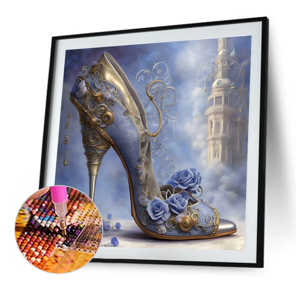 Full Round Diamond Painting 40*40cm - High Heel