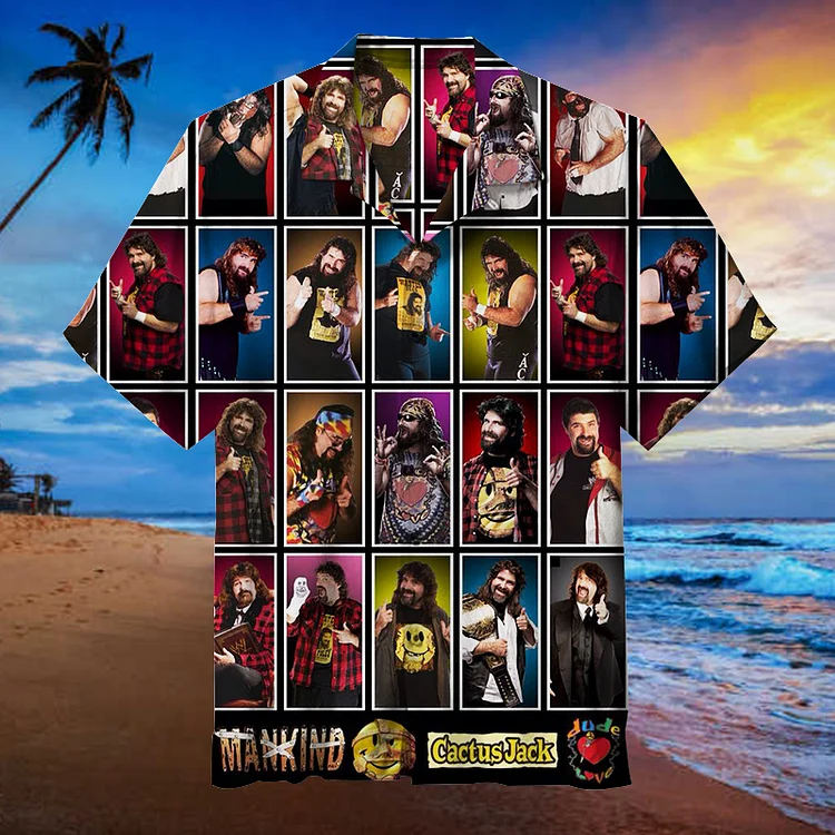 WWE @Mick Foley | Unisex Hawaiian Shirt