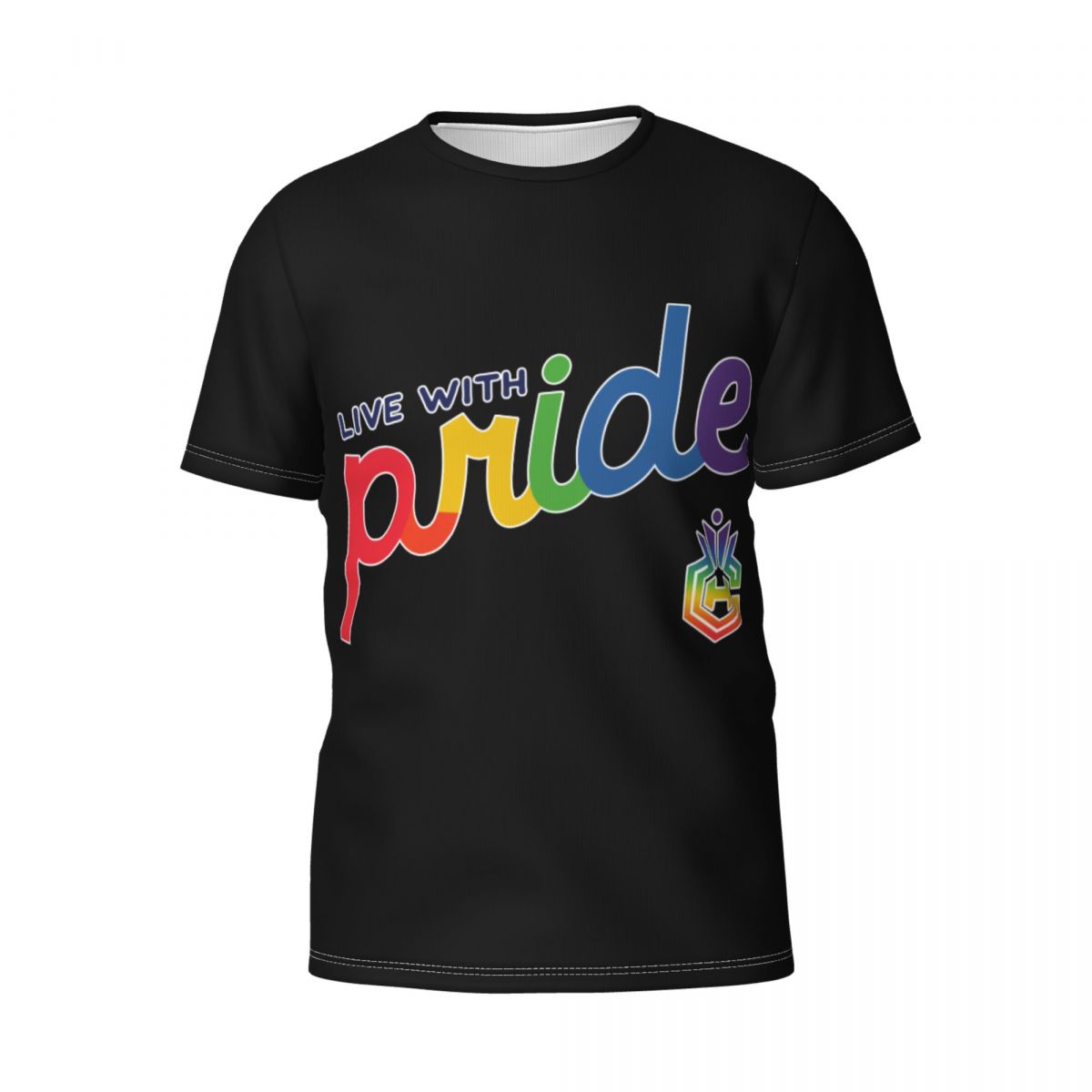 Charlotte Hornets Live With Pride Men's Short Sleeve Shirt