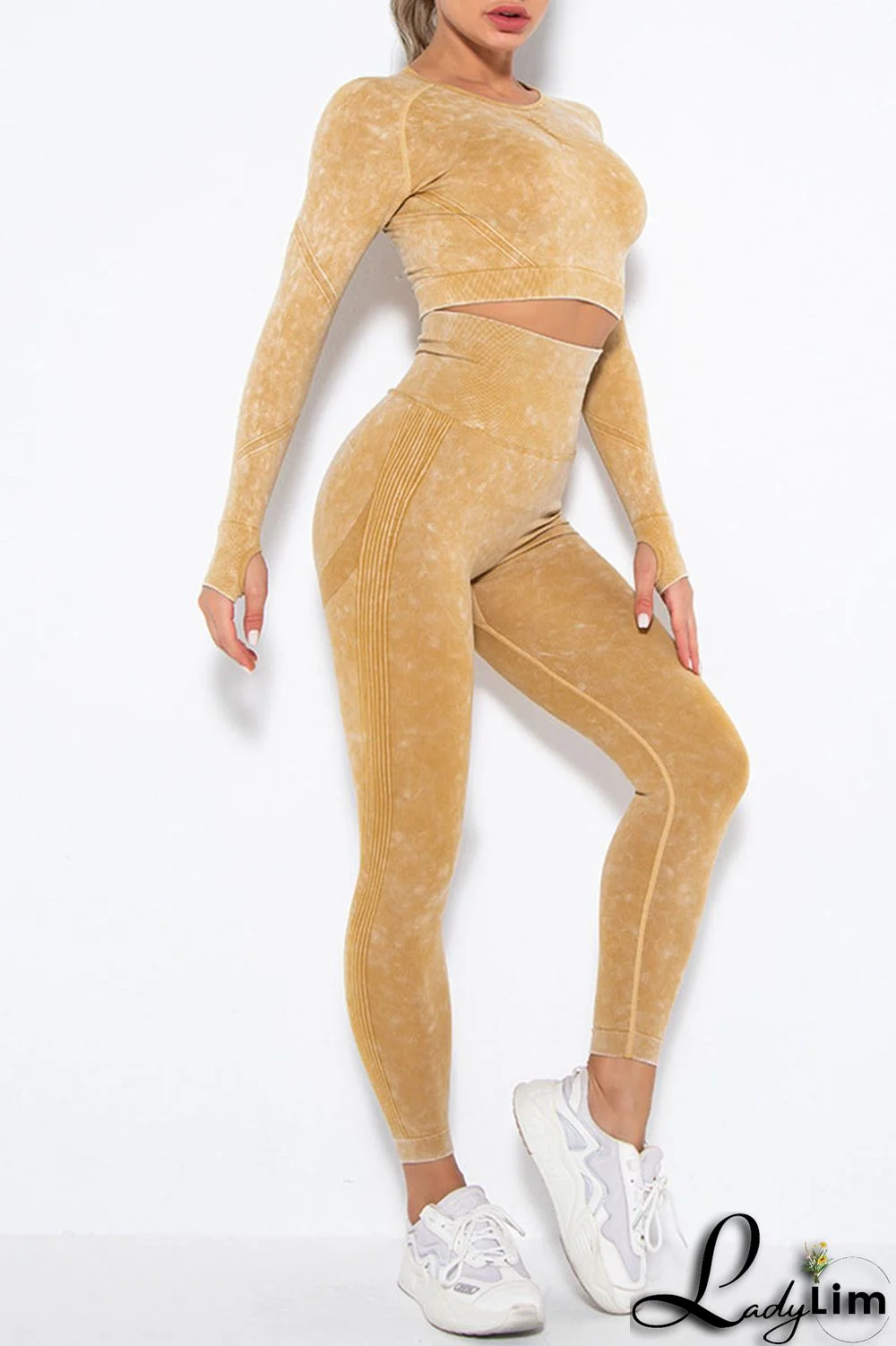 Purple Casual Sportswear Print Split Joint O Neck Long Sleeve Two Pieces