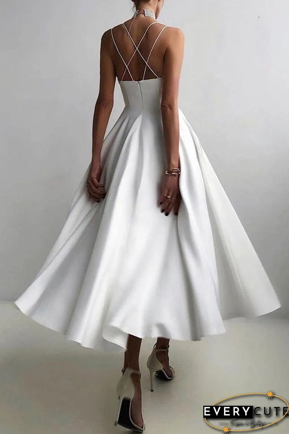Backless Tiered Maxi Dress main image 0