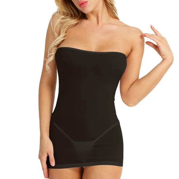 Women Christmas Party Cocktail Evening Party See-through Short Mini Dress Nightwear