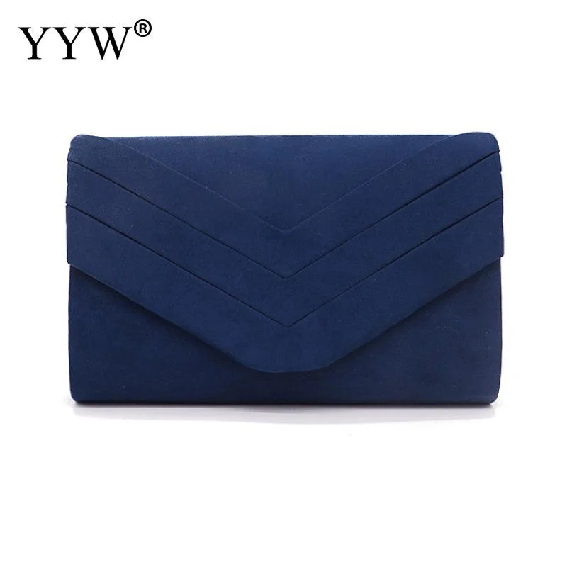 Pongl Evening Bag Three-Dimensional Pure Color Rectangular Clutch Flannel Diagonal Bag Small Size Clutch Evening Bag For Lady