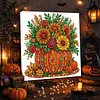 Pumpkin Framed Special Shape Diamond Painting Kit 25x25cm for Adults