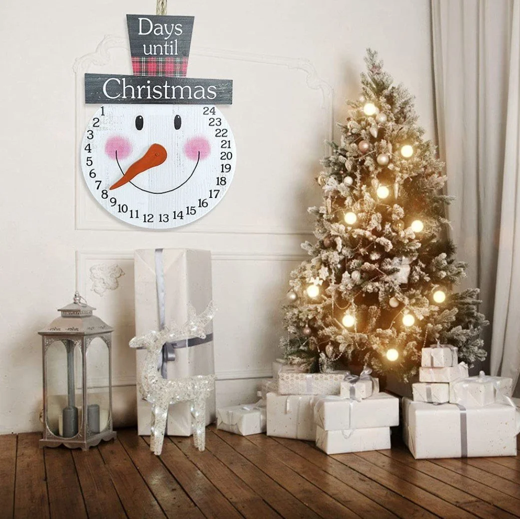 Christmas Snowman Advent Calendar Countdown
