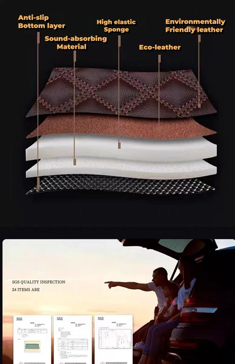 High-end customized car trunk full surround pad