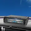 Tire Pressures Monitoring System with 4 Sensors Real-Time Pressure Monitor with Solar Charge and USB LCD Display for Cars SUVs Trailer & Light Trucks (External)