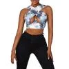 wsevypo Women's Cross Halter Wrap Crop Tops Summer Sexy Sleeveless Cutout Front Tank Tops 2021 New Ladies Bustiers Tube Tops