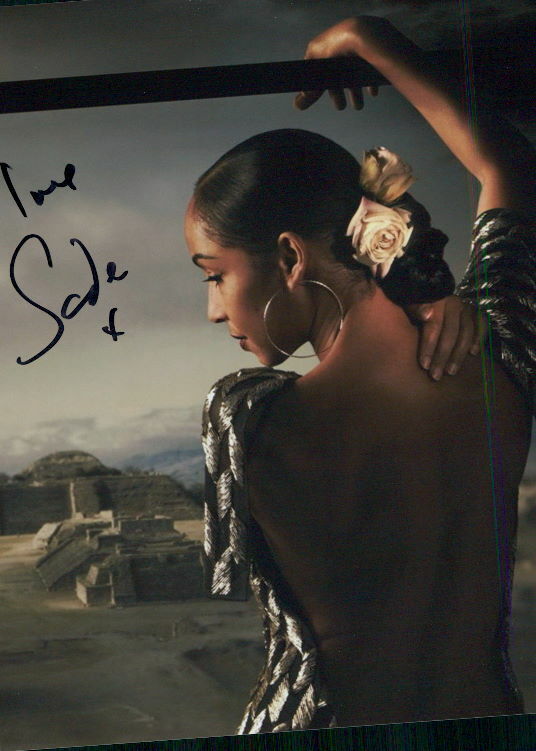 Sade in-person signed 8x10 Photo Poster painting