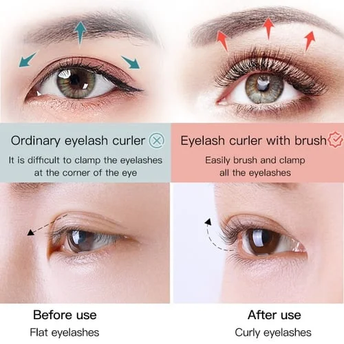 2022 New Eyelash curler with brush Makeup Tools【BUY 1 GET 1 FREE】