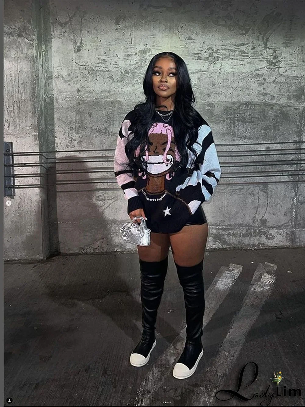 WomenLoose Casual Round Neck Sweater