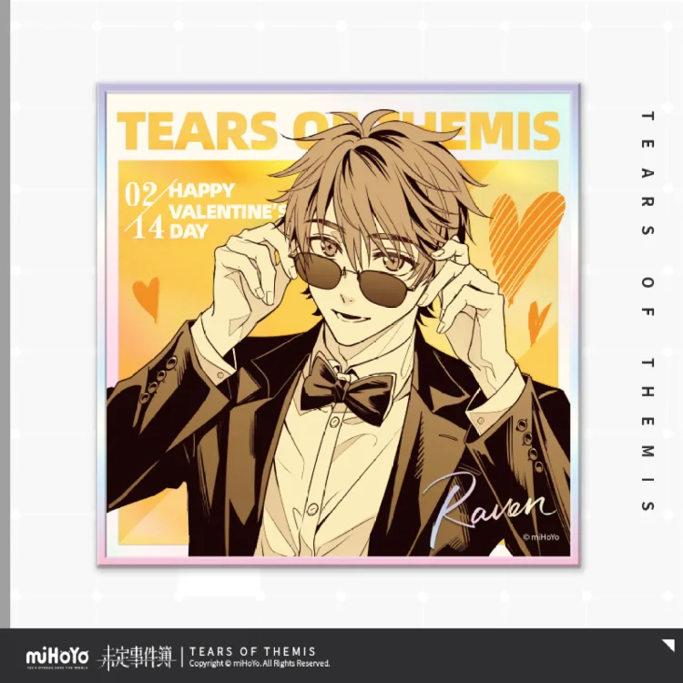 Burning Throbbing Series Decorative Color Poster [Original Tears of Themis Official Merchandise]