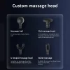 U-shaped Electric Massage Gun, With 4 Massage Heads And 6 Speed Levels, Handheld Massage Gun For Back Neck Shoulder