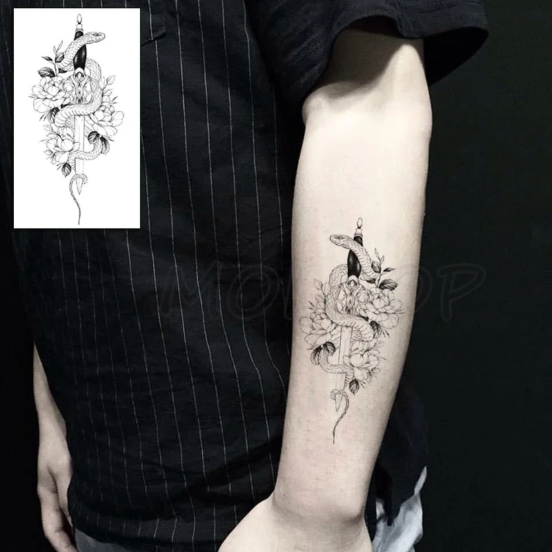 Water Transfer Tattoo Sexy Running Horse Anime Tattoo Body Art Waterproof Temporary Fake Flash Tattoo for Man Woman 10.5*6cm
