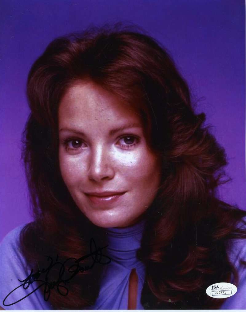 Jaclyn Smith Jsa Signed Charlies Angels 8x10 Photo Poster painting Authentic Autograph