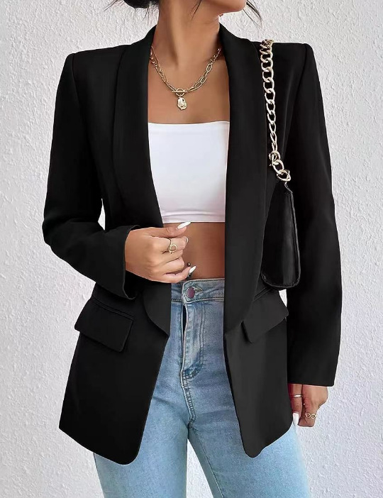 Spring and Autumn Lapel Small Suit Jacket