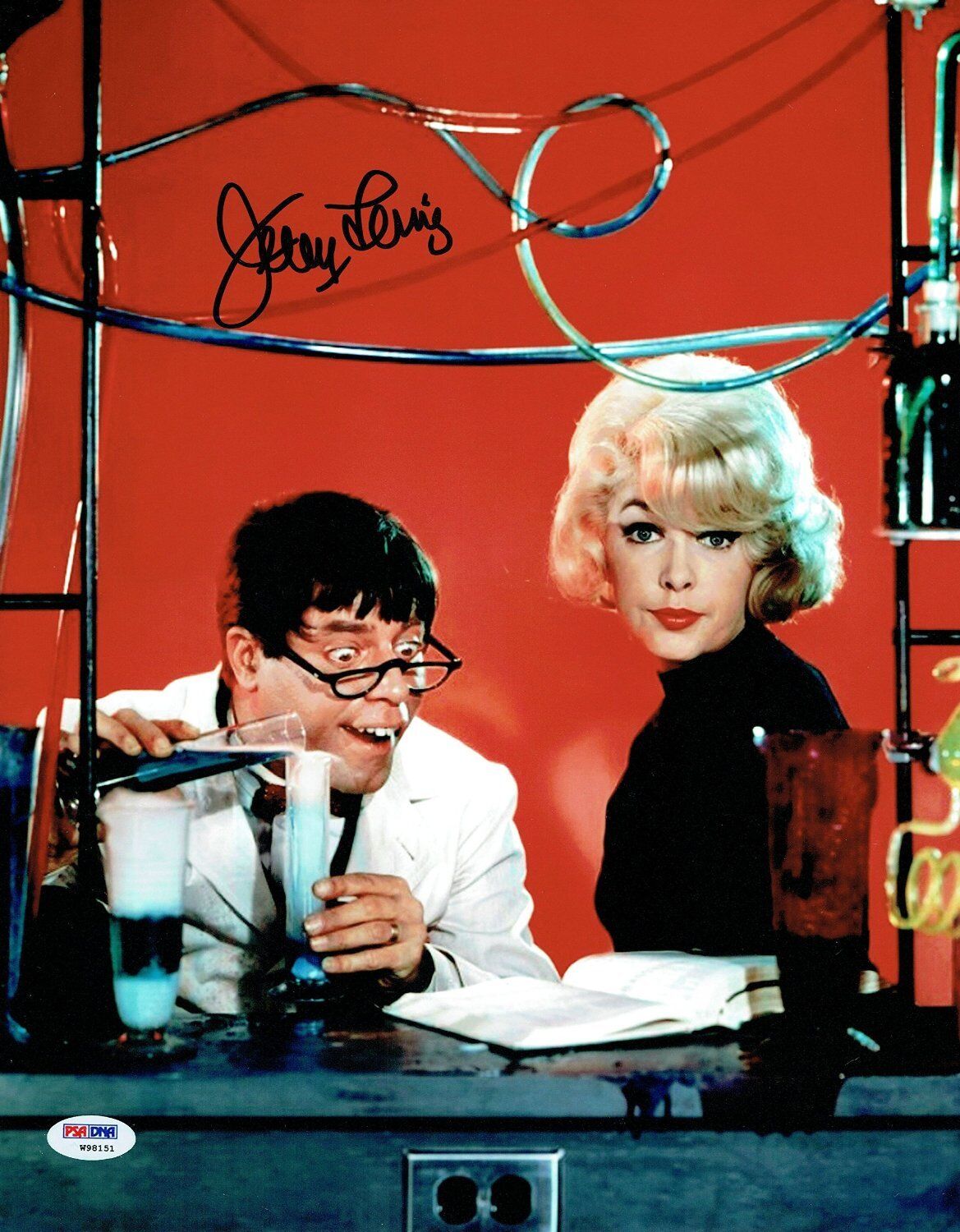 Jerry Lewis Signed Nutty Professor Authentic Autographed 11x14 Photo Poster painting PSA/DNA #3