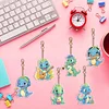 6pcs Dinosaurs DIY Diamond Painting Double Sided Keychains