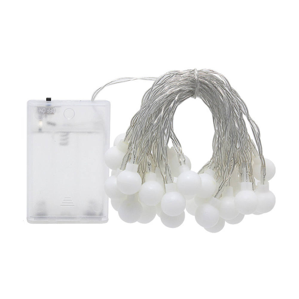 

6m 40 LED Ball String Lights Battery Powered Wedding Garland Fairy Lamp, 501 Original
