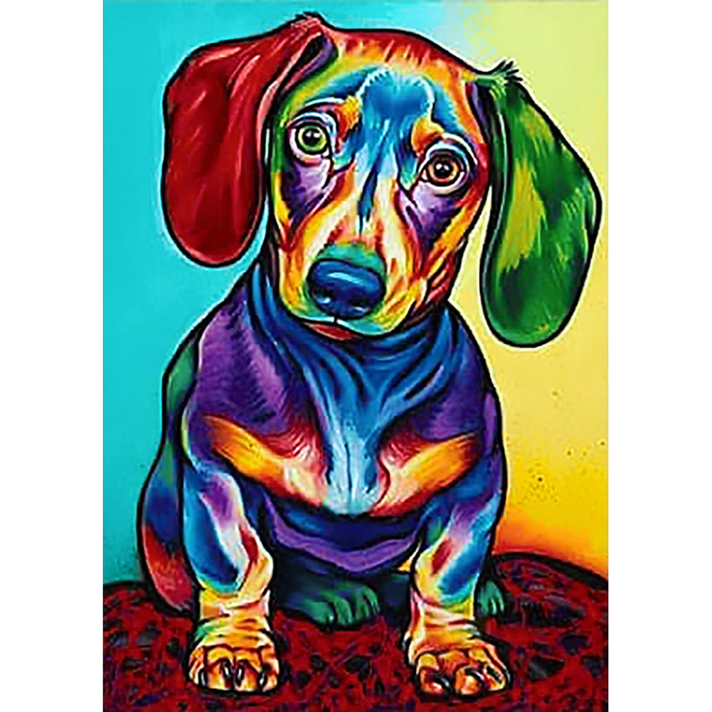 

Dog - 14CT Stamped Cross Stitch - 46*36CM, 501 Original