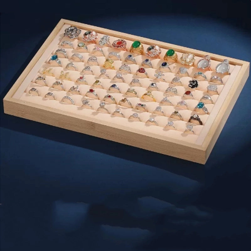 1 Piece Wood Sweet Holiday Banquet Selfie Solid Color Jewelry Boxes