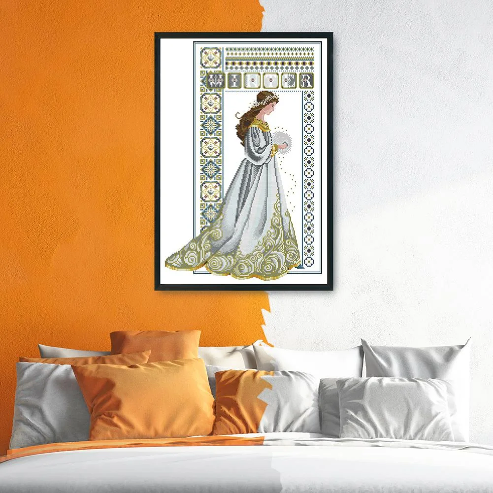 14ct Stamped Cross Stitch - Winter Angel(36*52cm)