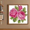 Flower -14CT Stamped Cross Stitch Kit(17*17cm)